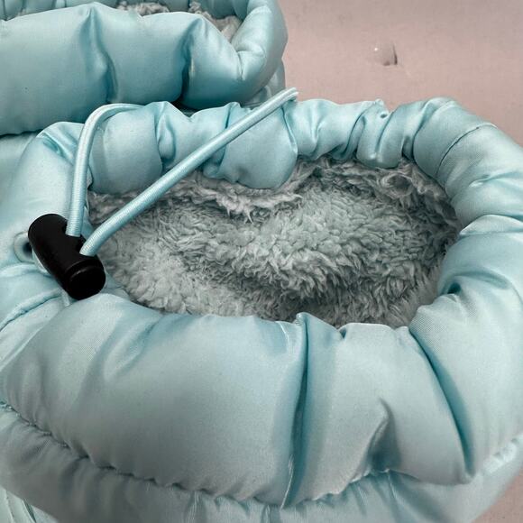 Crocs Classic Lined Neo Puff Boot in Aqua Slip On Women's Size 9 Men's 7 - Picture 4 of 14